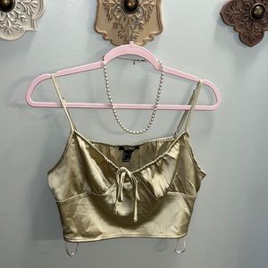 Forever 21 Olive Green Silky Tank